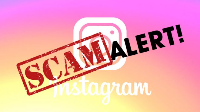 Scam Alert! Fake Instagram Account